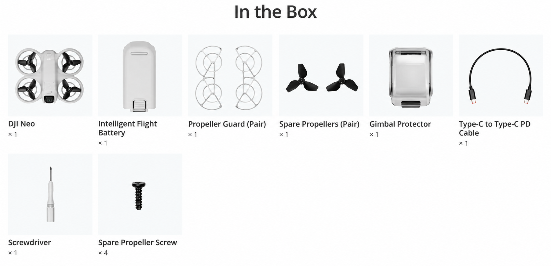     DJI Neo Standard - in the box 1