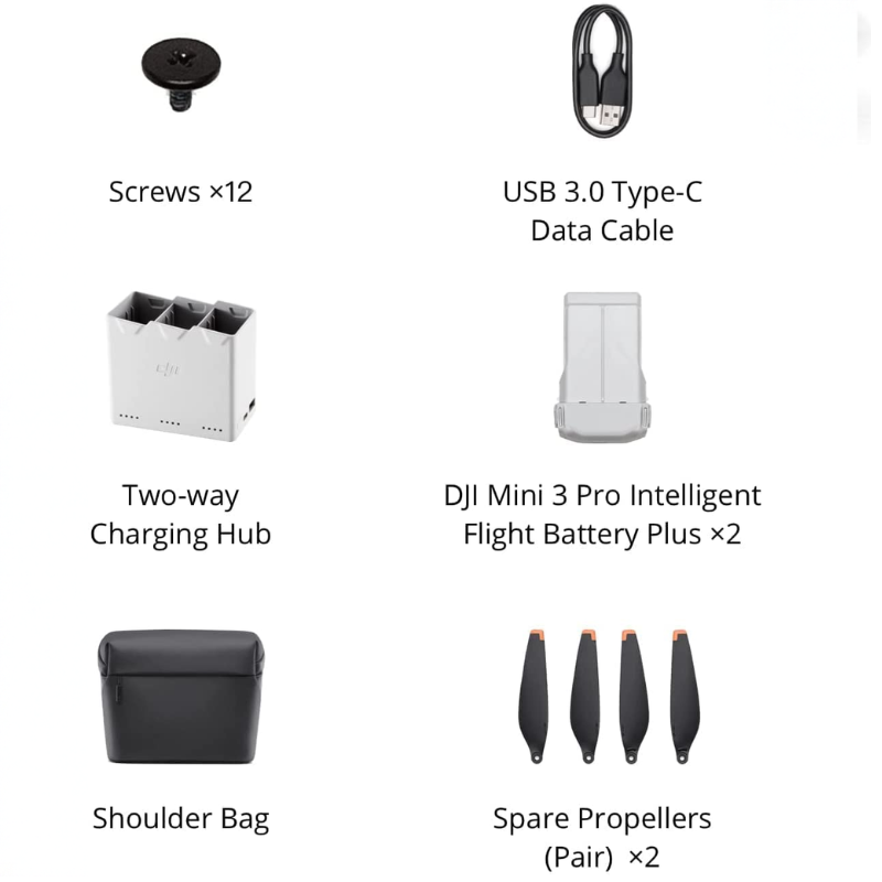 DJI Mini 3 / Mini 3 Pro/ Mini 4 pro Combo Kit