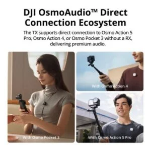 DJI Mic Mini Wireless (1 TX + 1 RX, Noise Cancelling, Ultralight) image 5