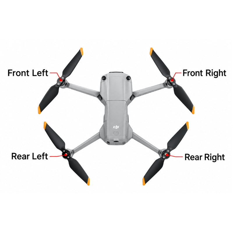 DJI Air 2S Front Right Arm With Motor
