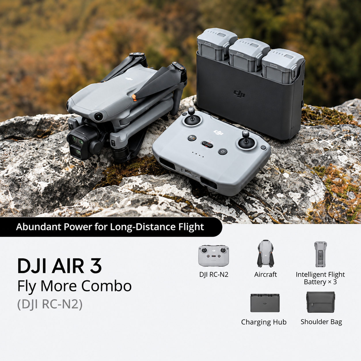 DJI Air 3 Fly More Combo (DJI RC-N3) image 5