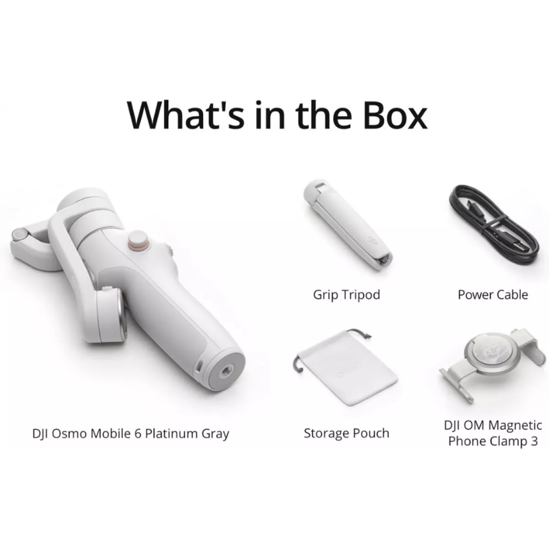 DJI Osmo Mobile 6 Smartphone Gimbal (Platinum Gray)