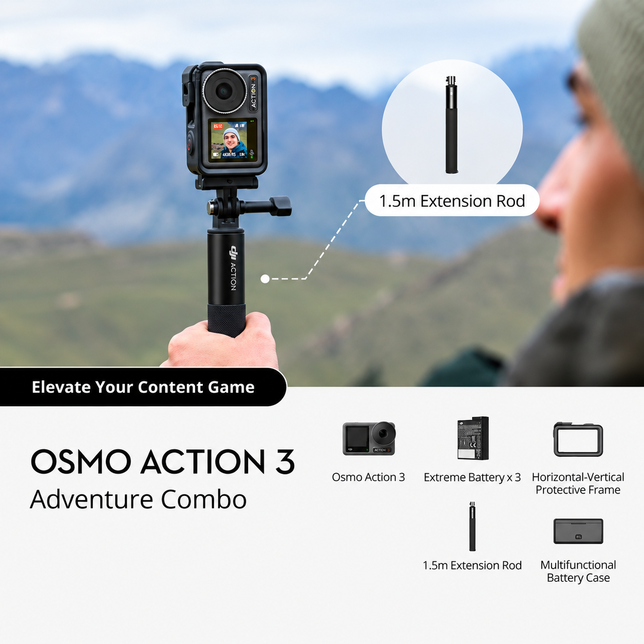 DJI Osmo Action 3 Adventure Combo image 2
