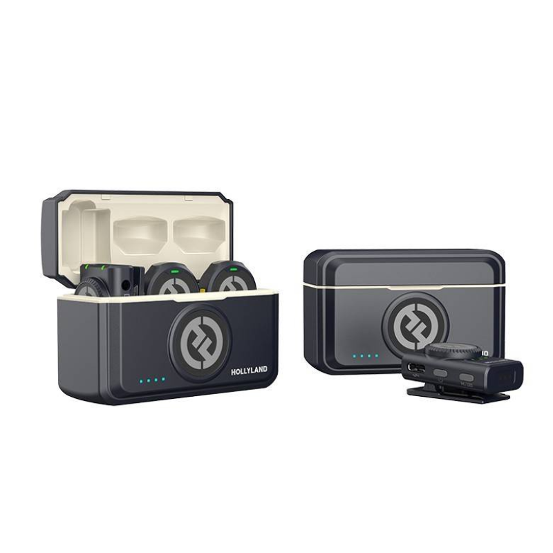 Hollyland Lark M2 Combo Wireless Microphone System For Camera & Mobile with Charging Case