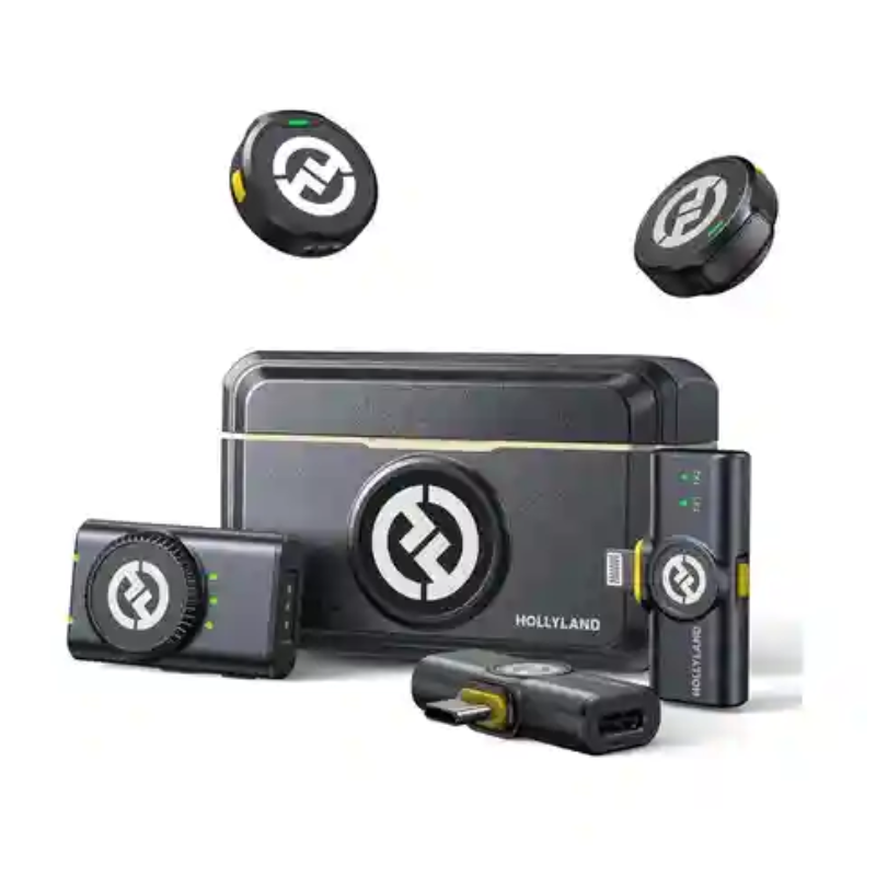 Hollyland Lark M2 Combo Wireless Microphone System For Camera & Mobile with Charging Case