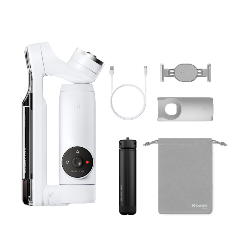 Insta360 Flow (All-Purpose Tripod Bundle) Gimbal Summit White