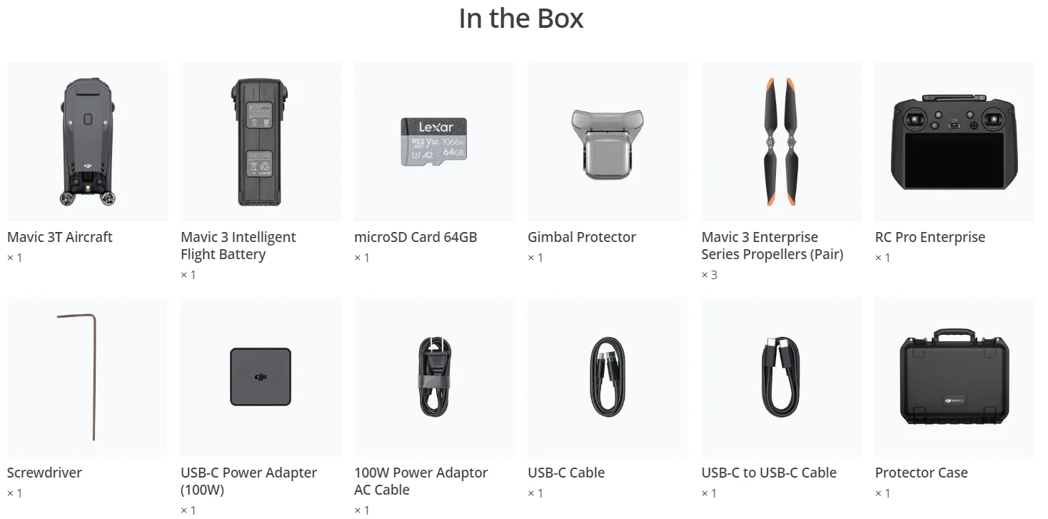 DJI Mavic 3 Thermal - in the box 1